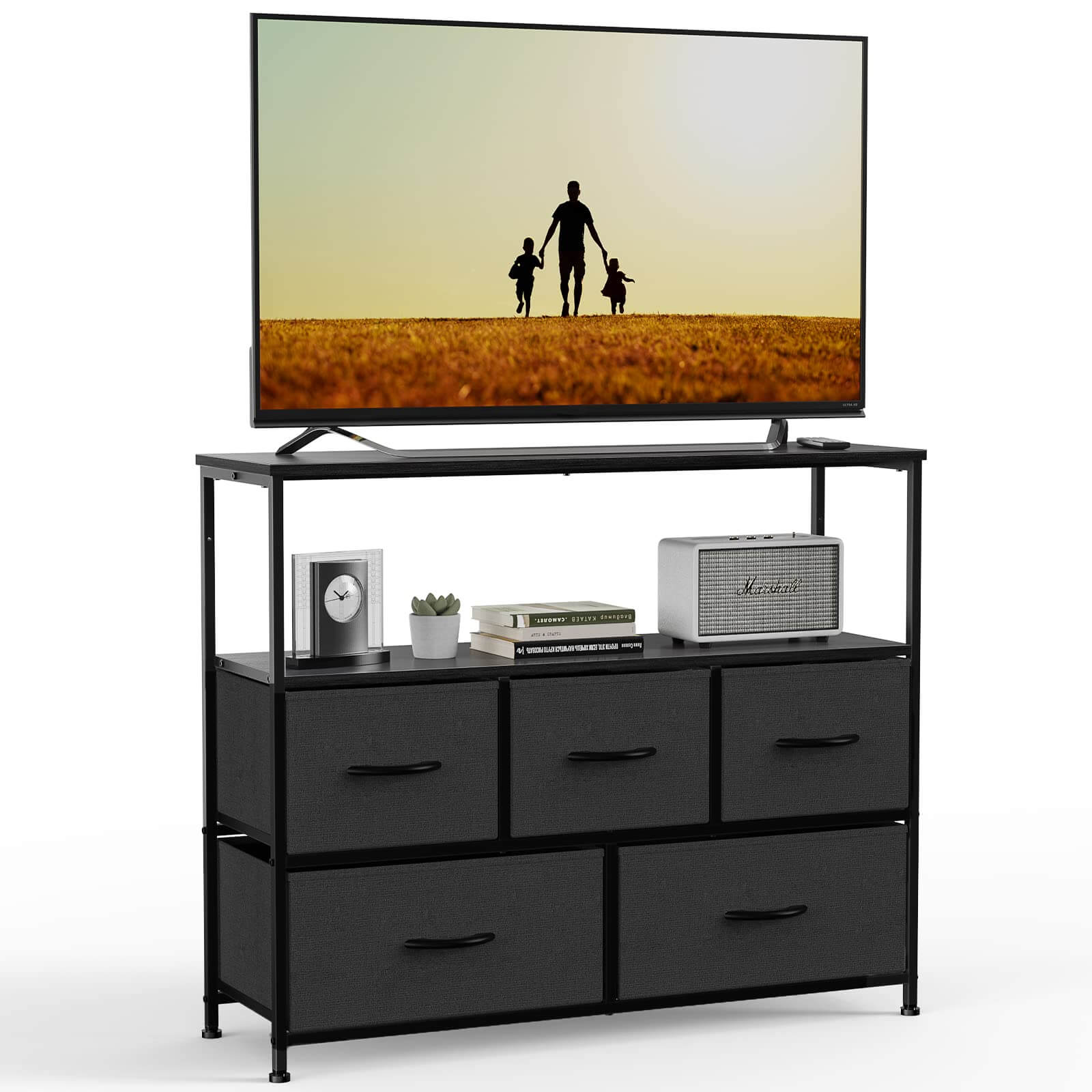 Sweetcrispy Storage Shelf TV Stand for Living Room Bedroom – Rudy Furniture