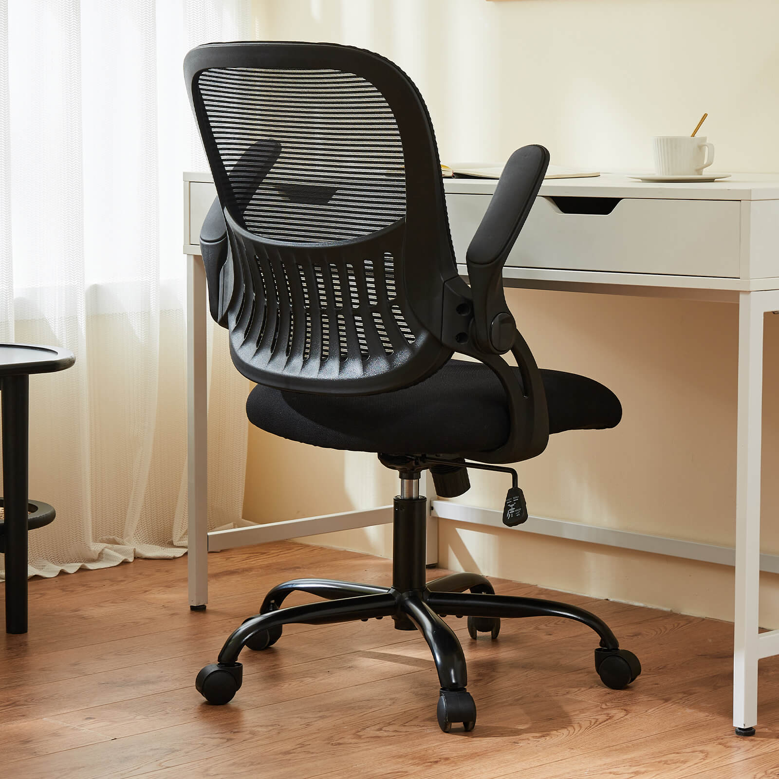 Office Chair with Wheels Reversible Armrests