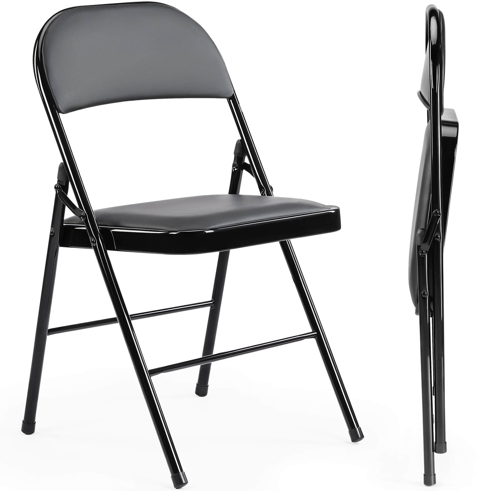 Leather Folding Chair for Events and Home Use