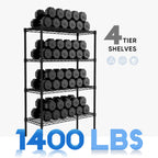 Shelf Metal Heavy Duty Construction For Kitchen Pantry