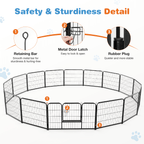 Dog Fence Collapsible for Garden Patio