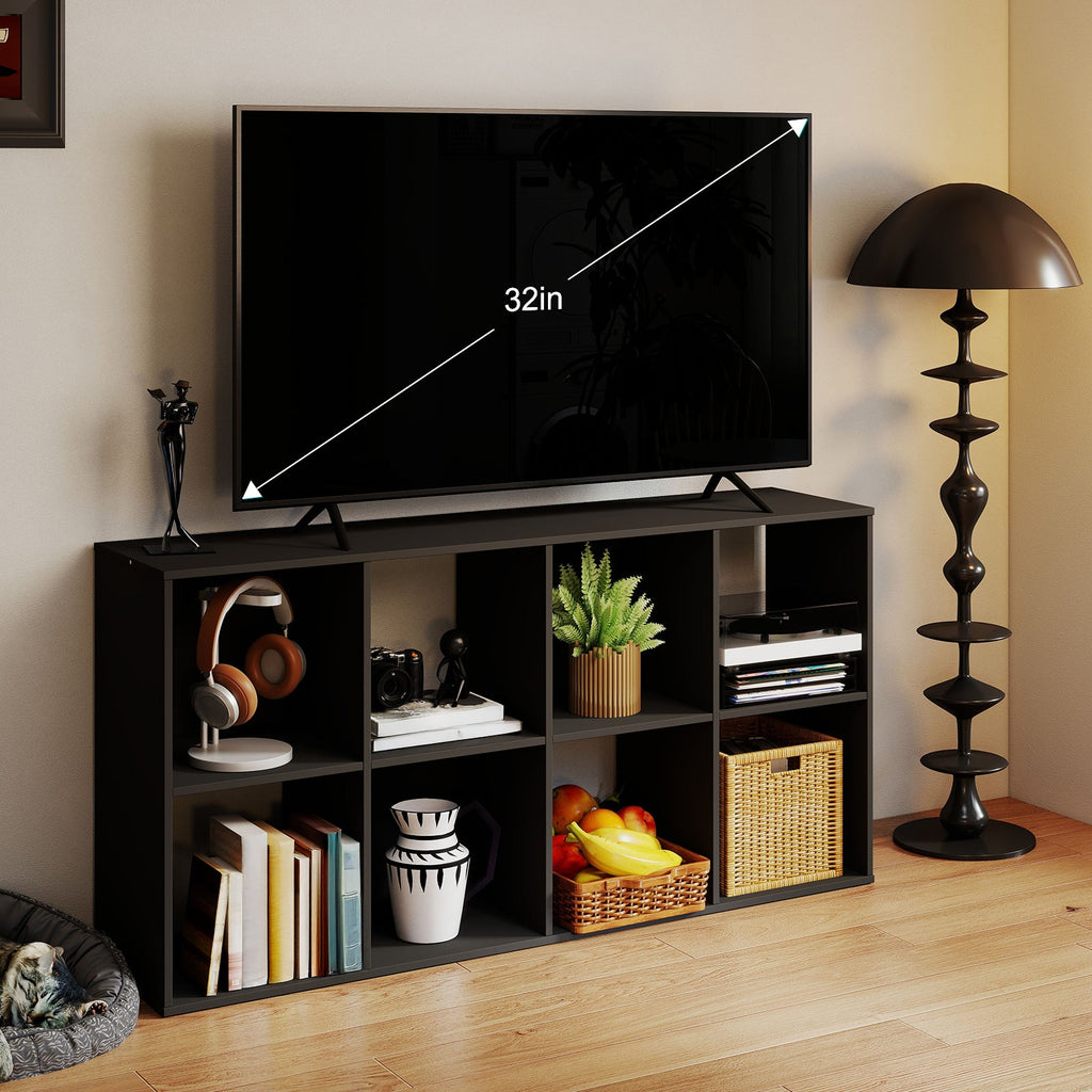 EDX Storage Organizer, Open Cube Storage Bookcase with 3 Removable Back Panels for Living Room, Bedroom & Office