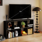 EDX Storage Organizer, Open Cube Storage Bookcase with 3 Removable Back Panels for Living Room, Bedroom & Office