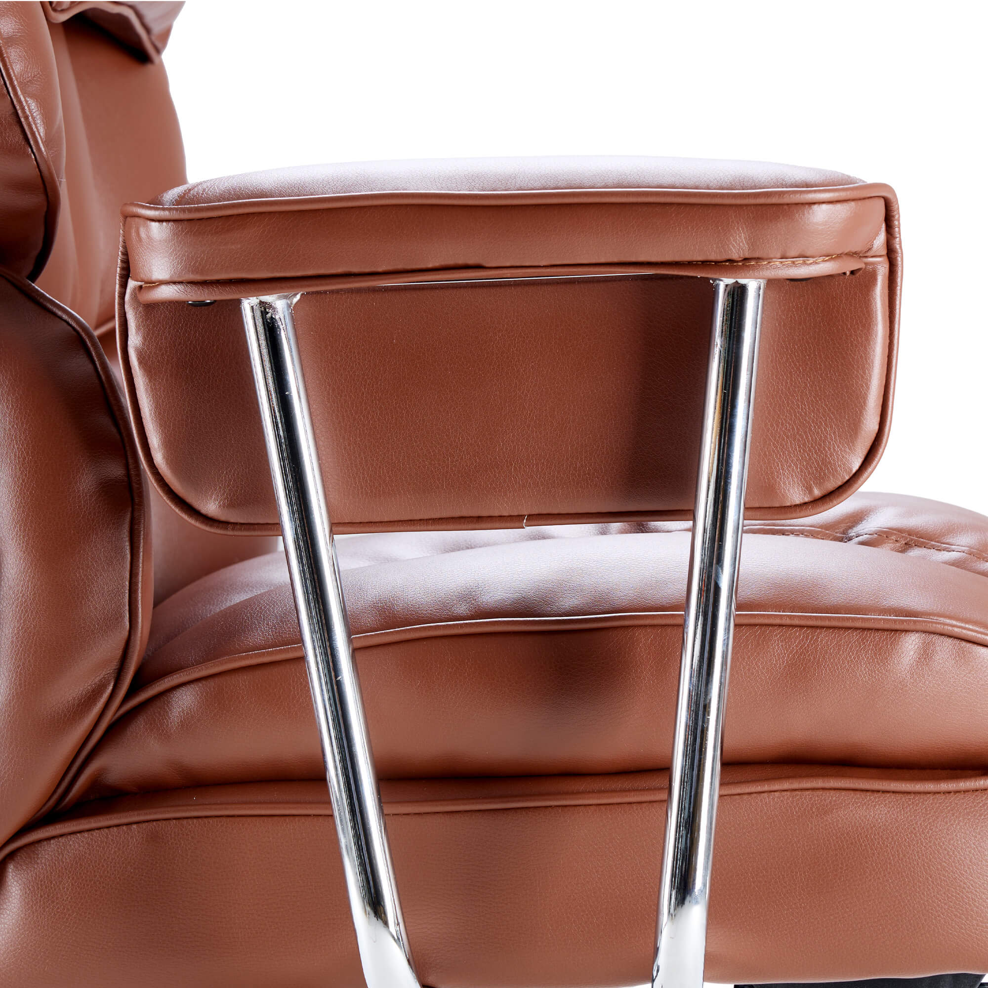 Computer Chair Leather with Leg Rest for Office