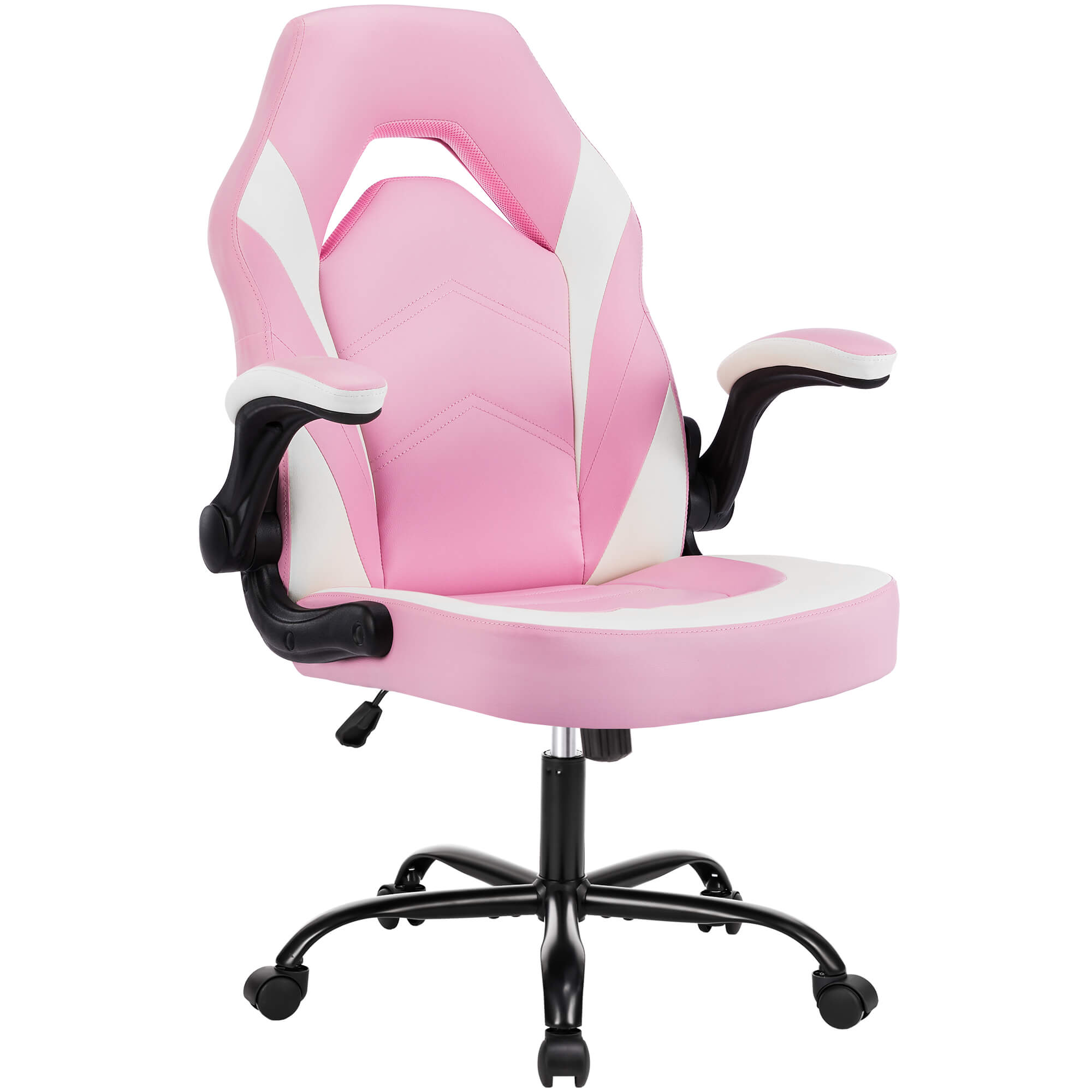 Leather Gaming Chair Height Adjustable For Playroom