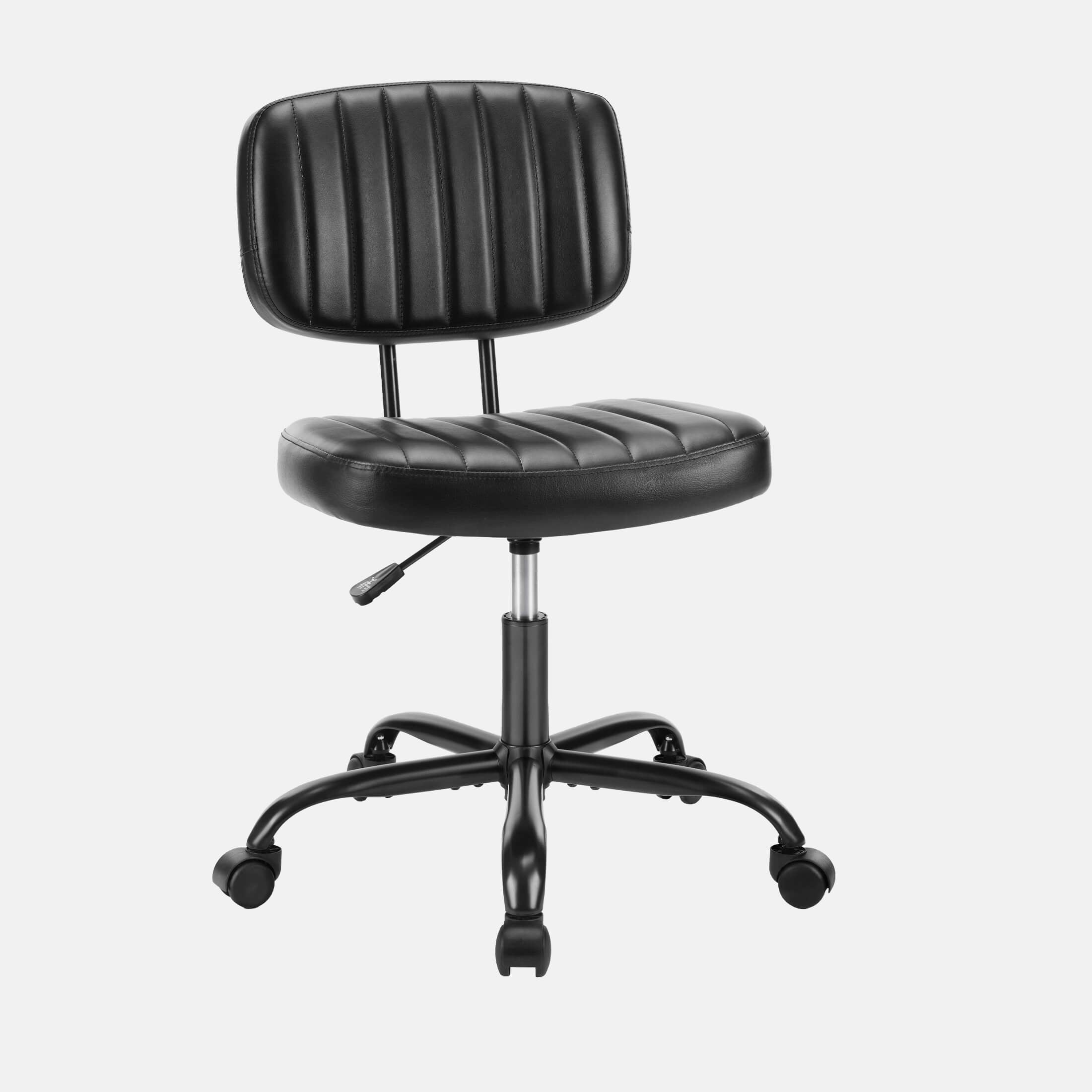 Computer Chair without Armrests Swivel for Study Room