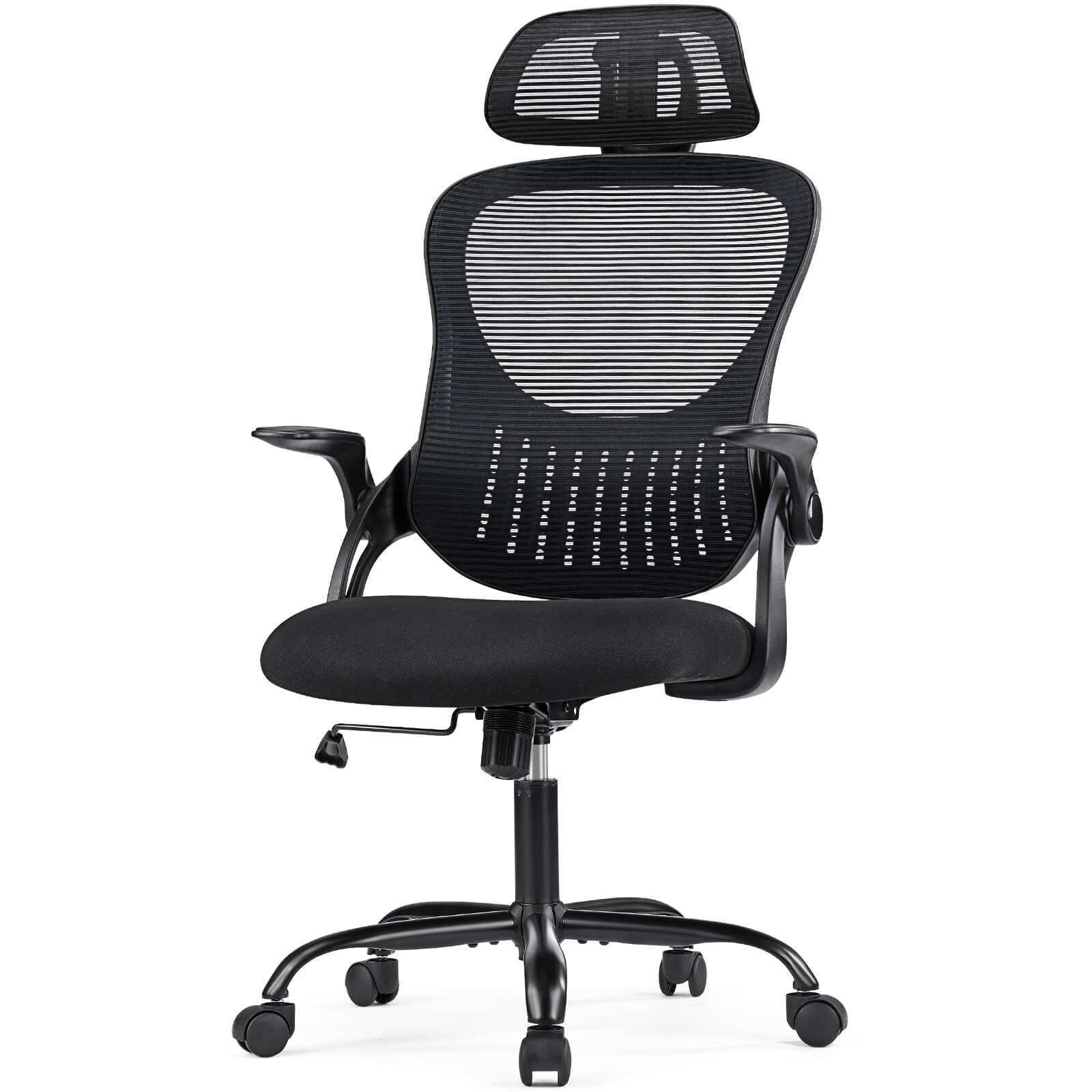 Office Chair High Back with Adjustable Headrest for Office
