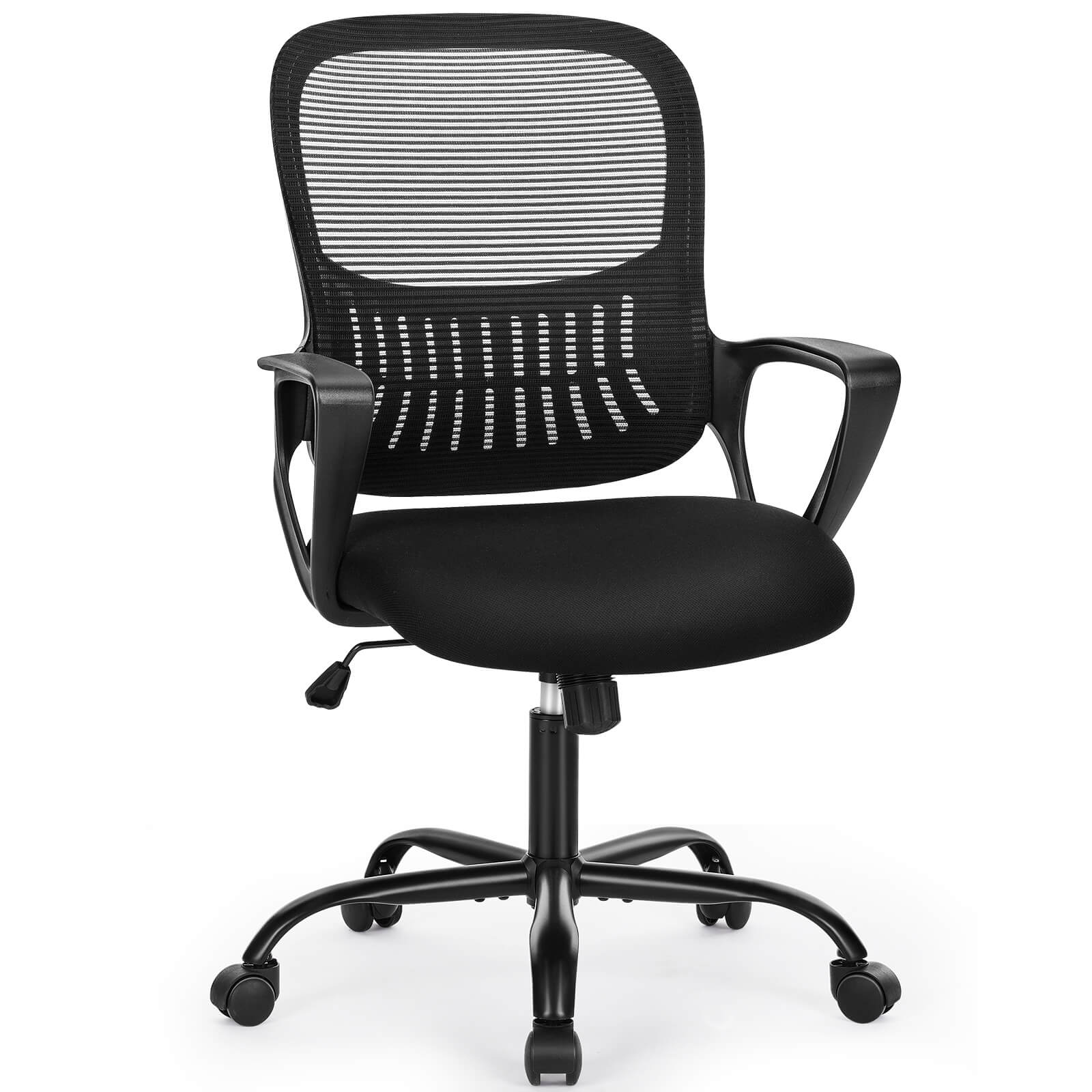 Office Chair with Lumbar Support and Armrests