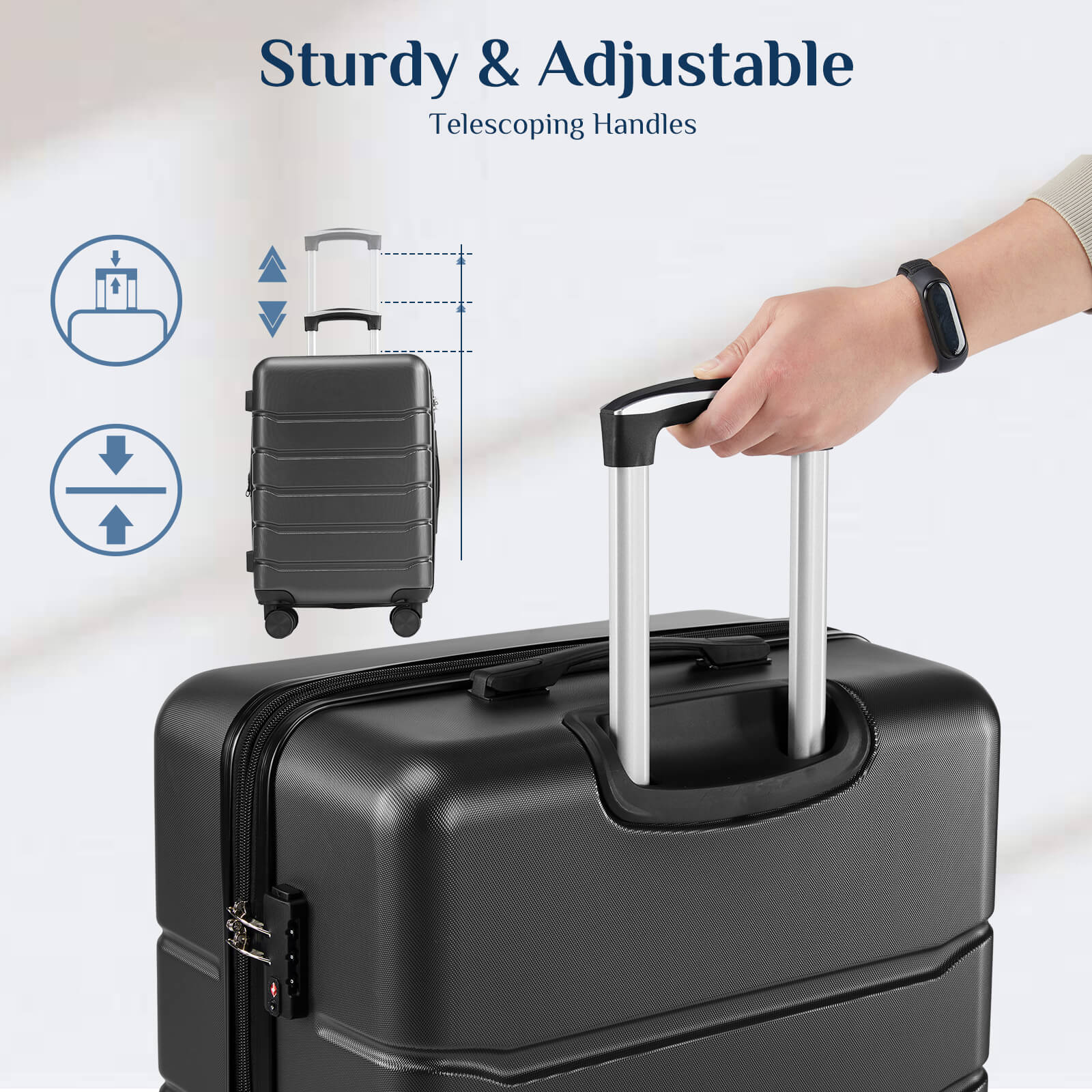 Luggage with TSA Lock for Travelling and Business