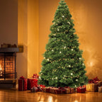 Luxury Pre-Decorated Artificial Fir Christmas Pencil Tree with Lights