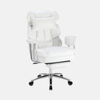 Computer Chair Leather with Leg Rest for Office