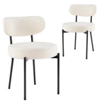 Dining Chair Set of 4 Soft Cushions for Dining Room