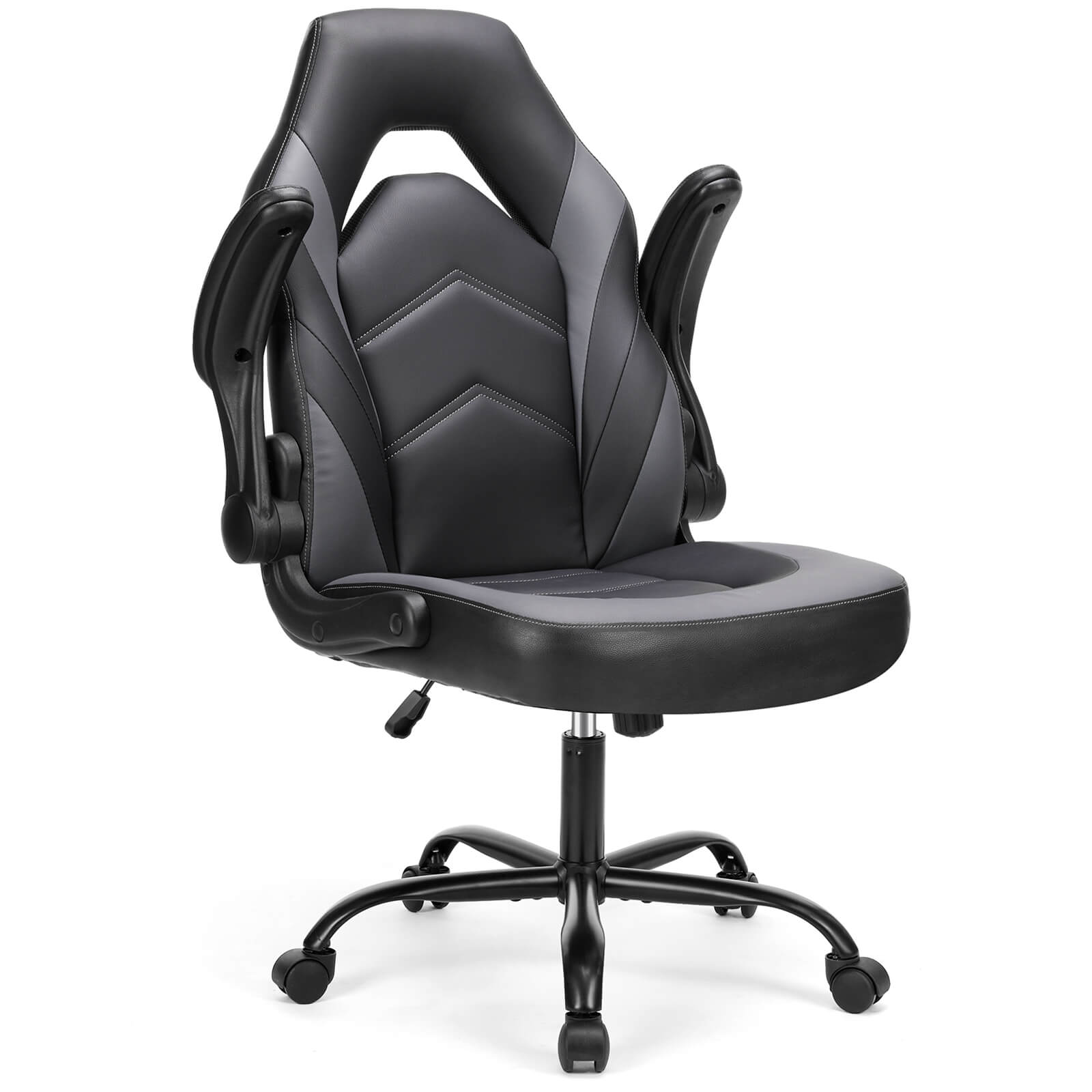 Leather Gaming Chair Height Adjustable For Playroom