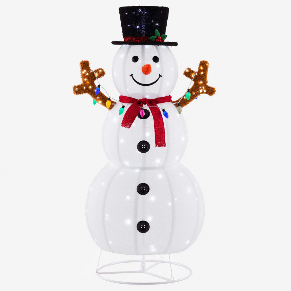 Lighted Snowman Outdoor Christmas Decoration