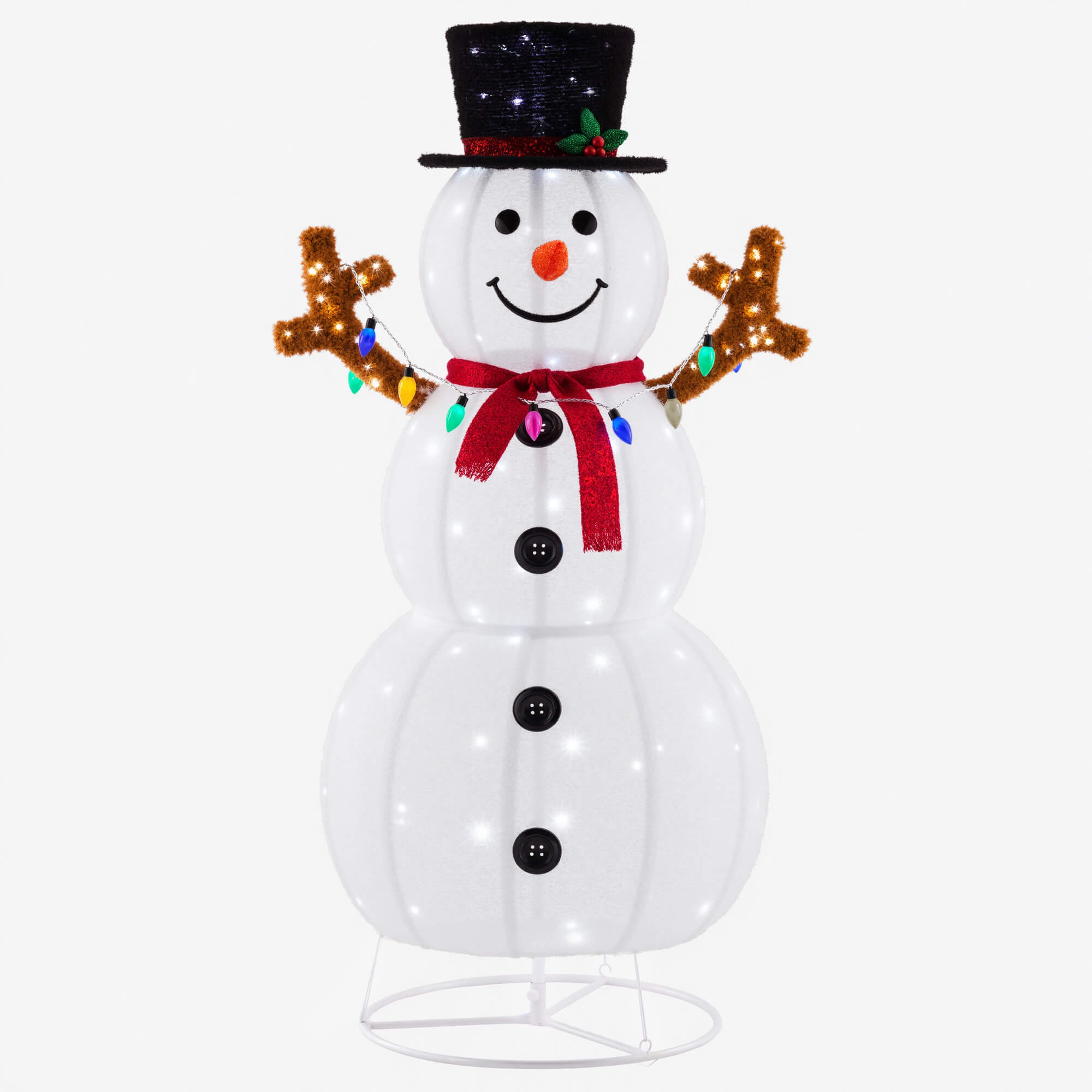 Lighted Snowman Outdoor Christmas Decoration