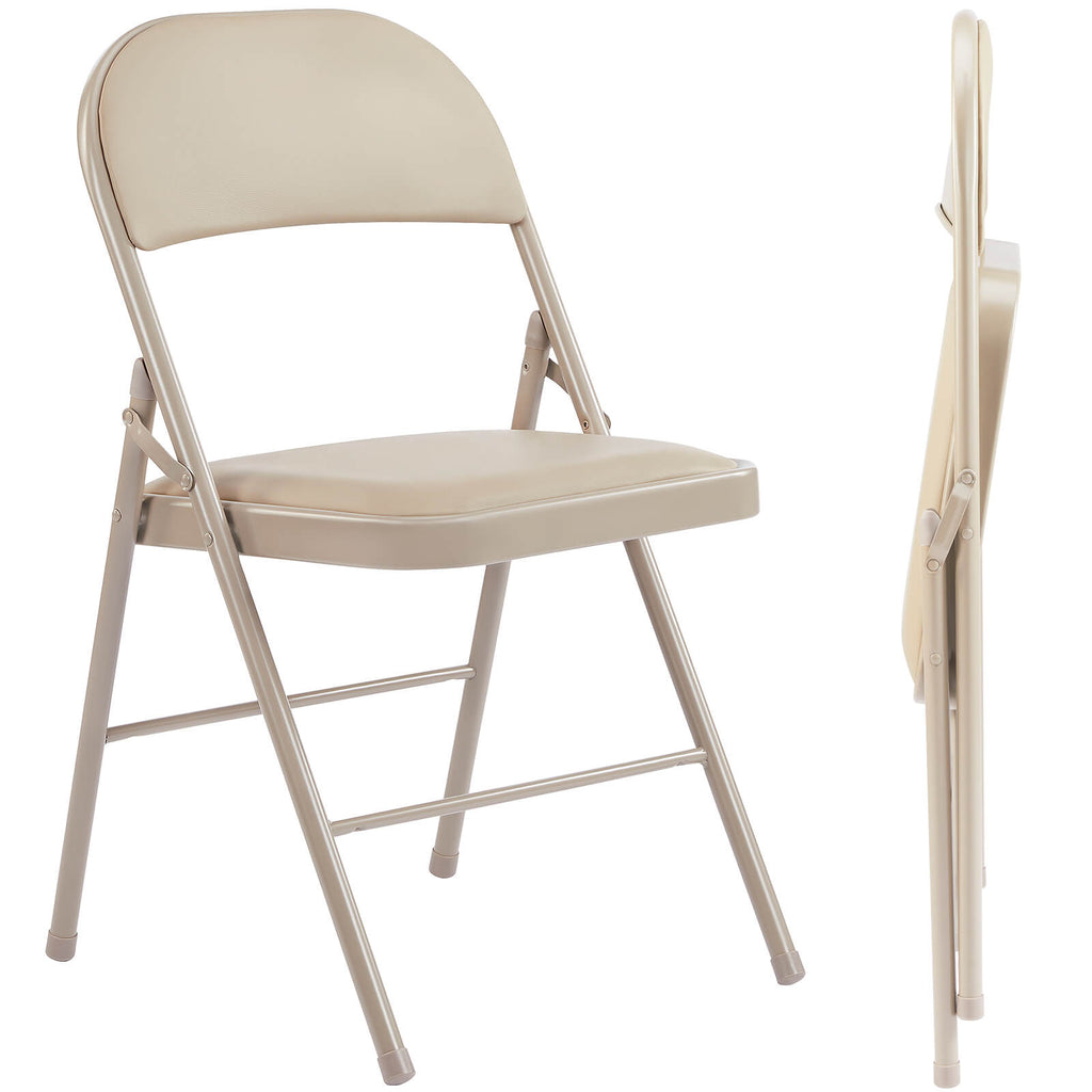 Leather Folding Chair for Events and Home Use