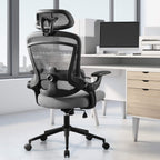 Office Chair 120° Tilt with Flip-Up Armrests for Offices