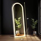 3-Color LED Illuminated Mirror for Indoors
