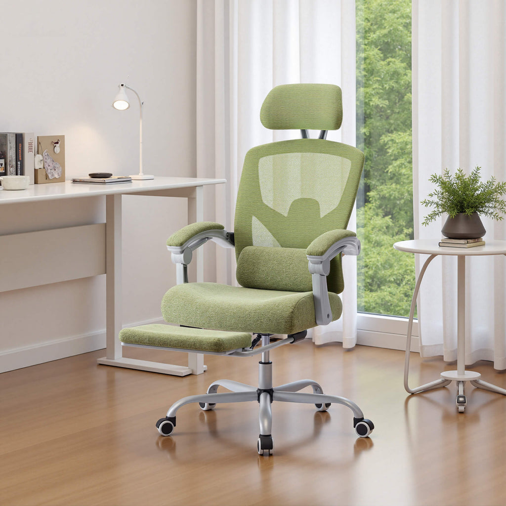 Office Chair with Lumbar Extendable Pedal