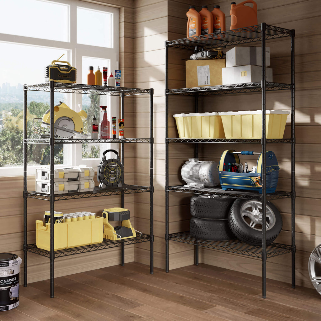 Shelf Metal Heavy Duty Construction For Kitchen Pantry