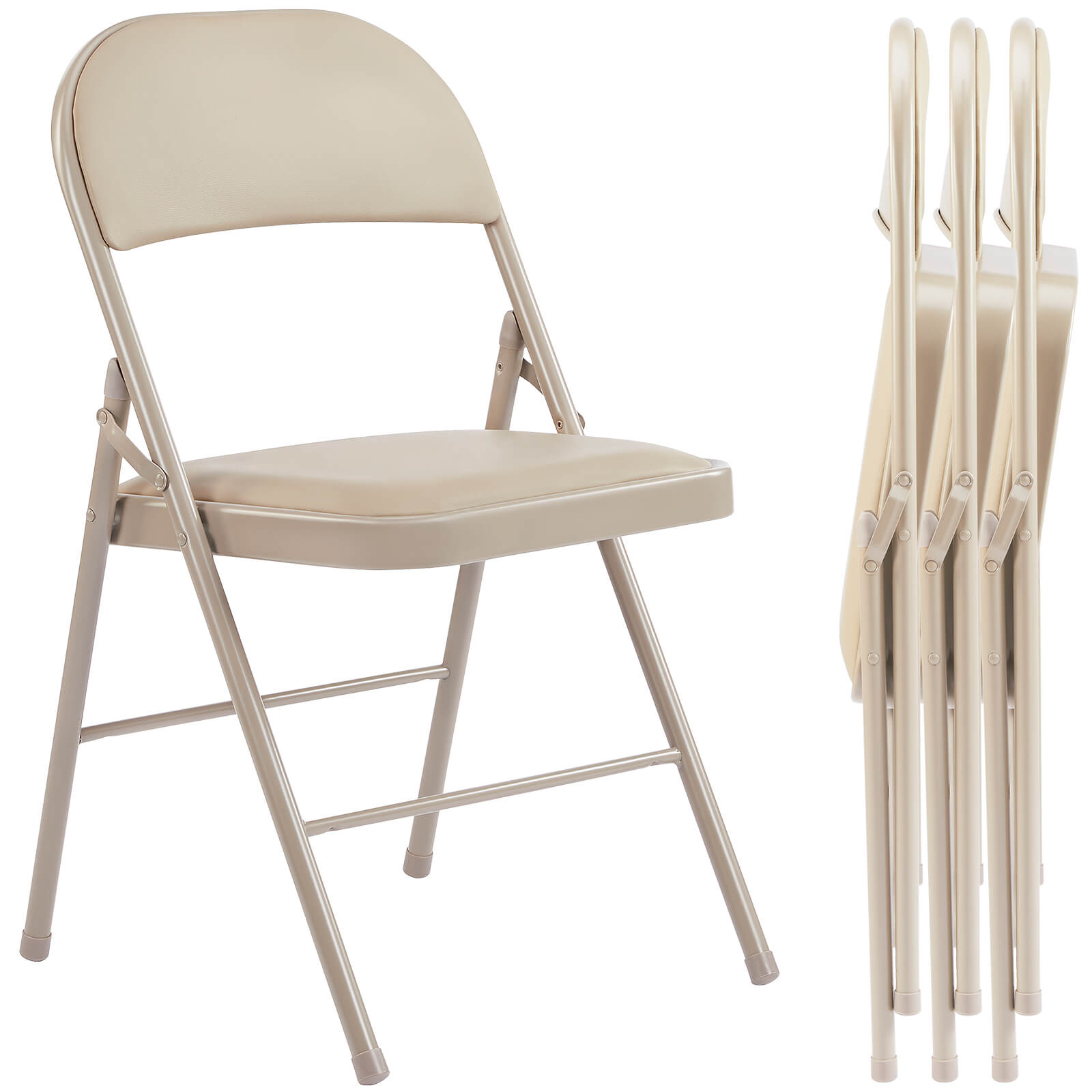 Leather Folding Chair for Events and Home Use