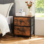 Nightstand 2 Piece Set for Bedroom