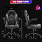 Leather Gaming Chair Height Adjustable For Playroom