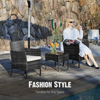 Rattan Set for Patio Relaxation