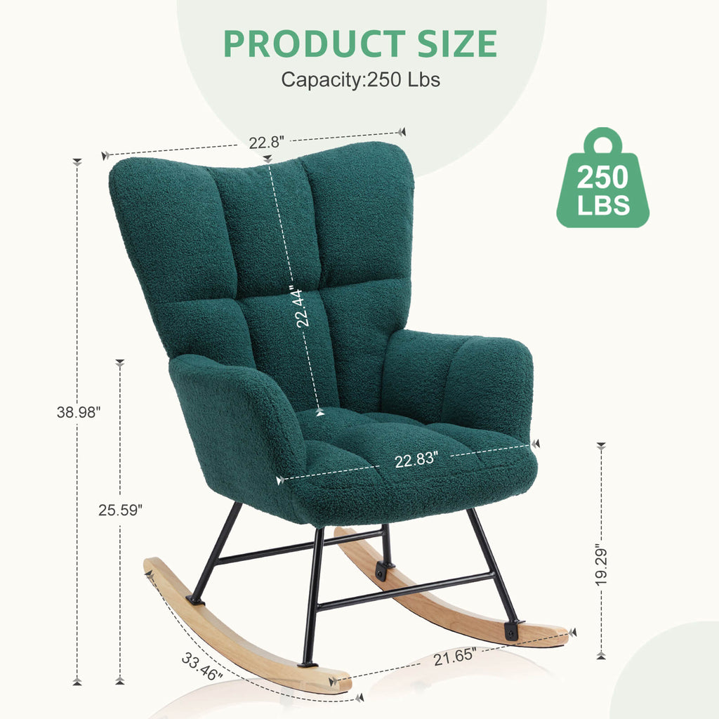 Rocking Chair Soft and Thick for Nursery