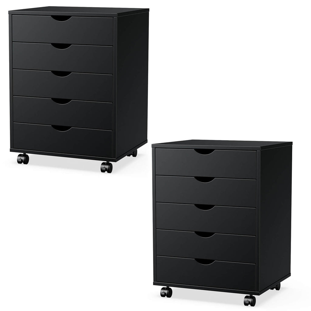 5 Drawer Chest of Drawers for Living Room Office