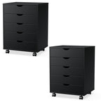 5 Drawer Chest of Drawers for Living Room Office