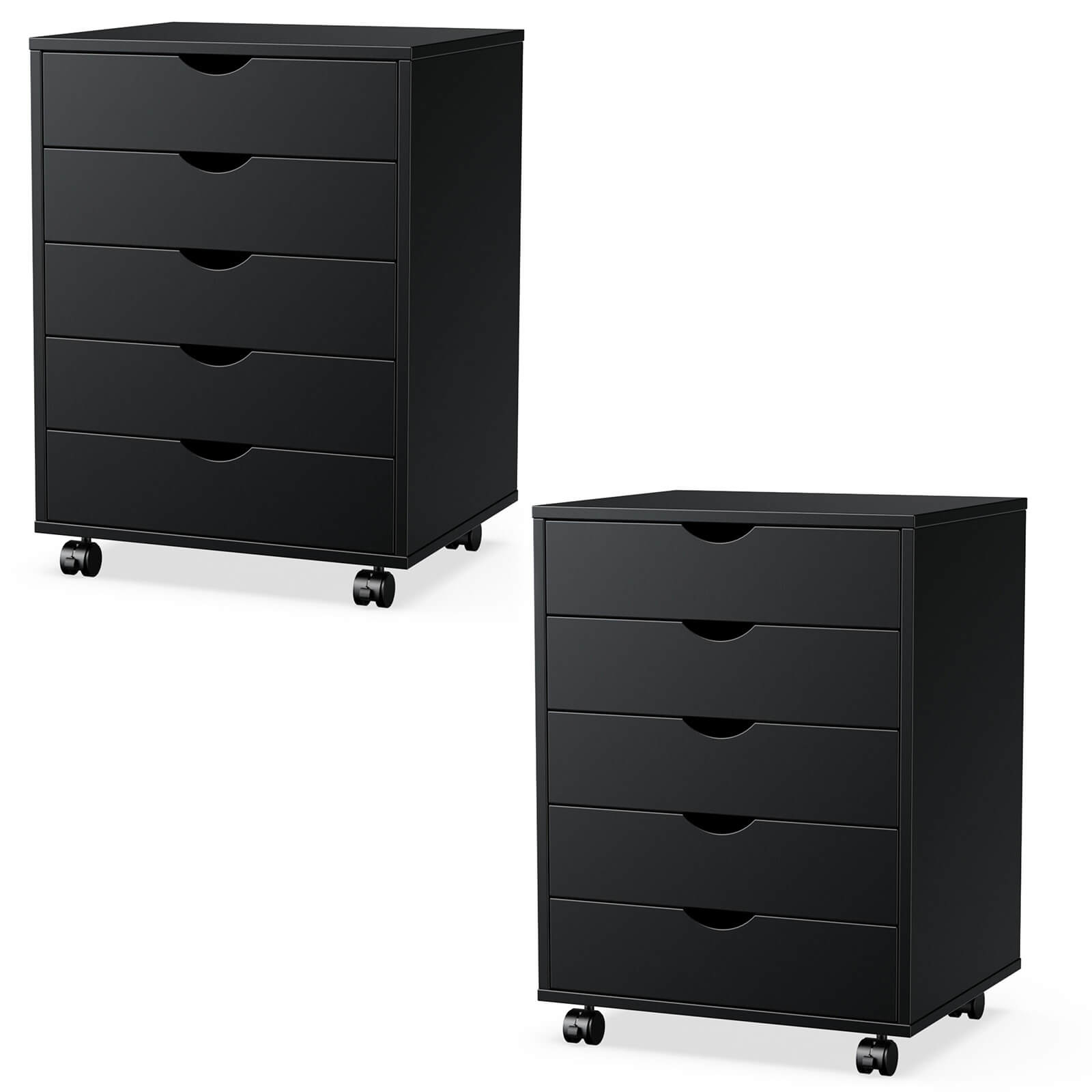 5 Drawer Chest of Drawers for Living Room Office