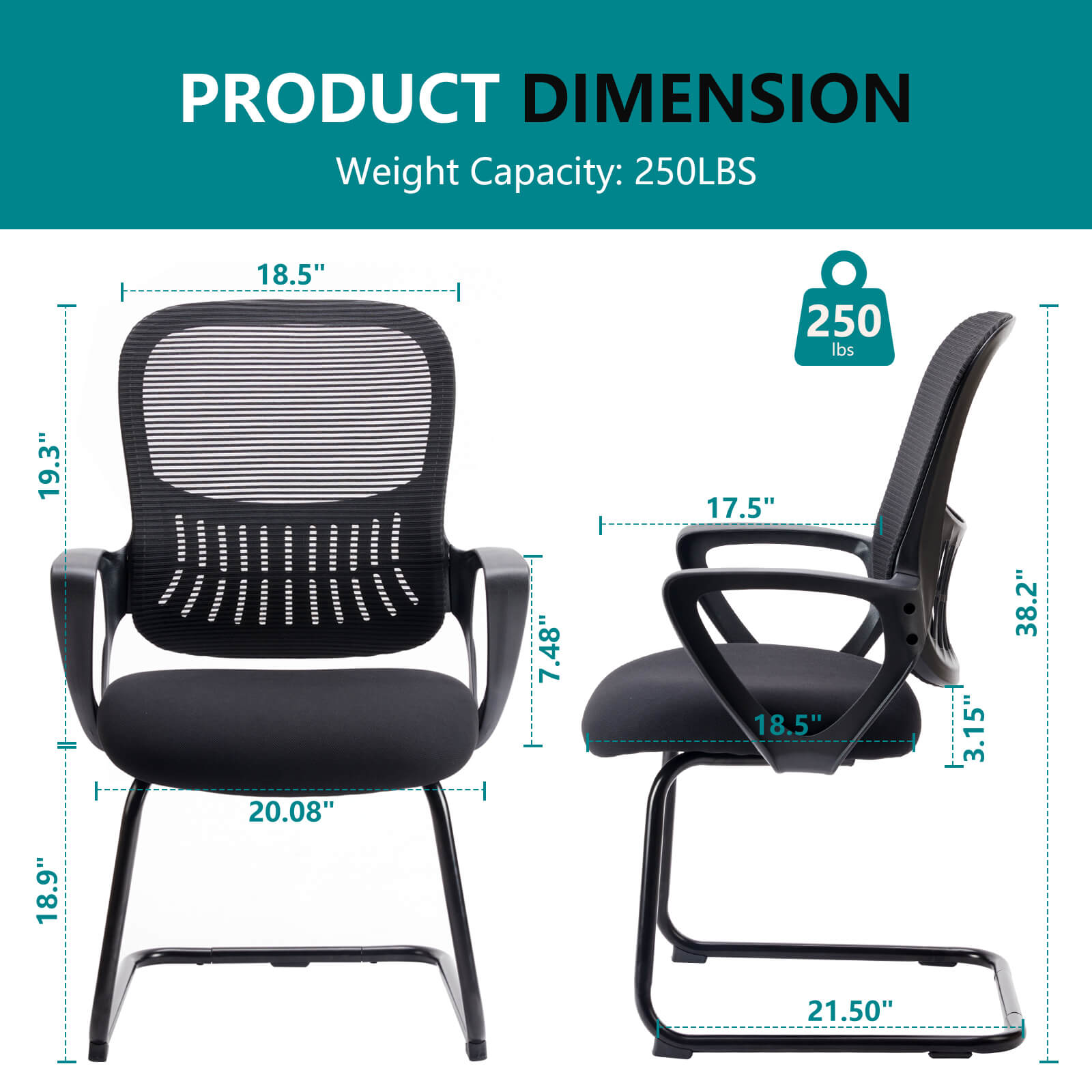 Office Chair with Armrests