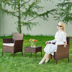 Rattan Set for Patio Relaxation
