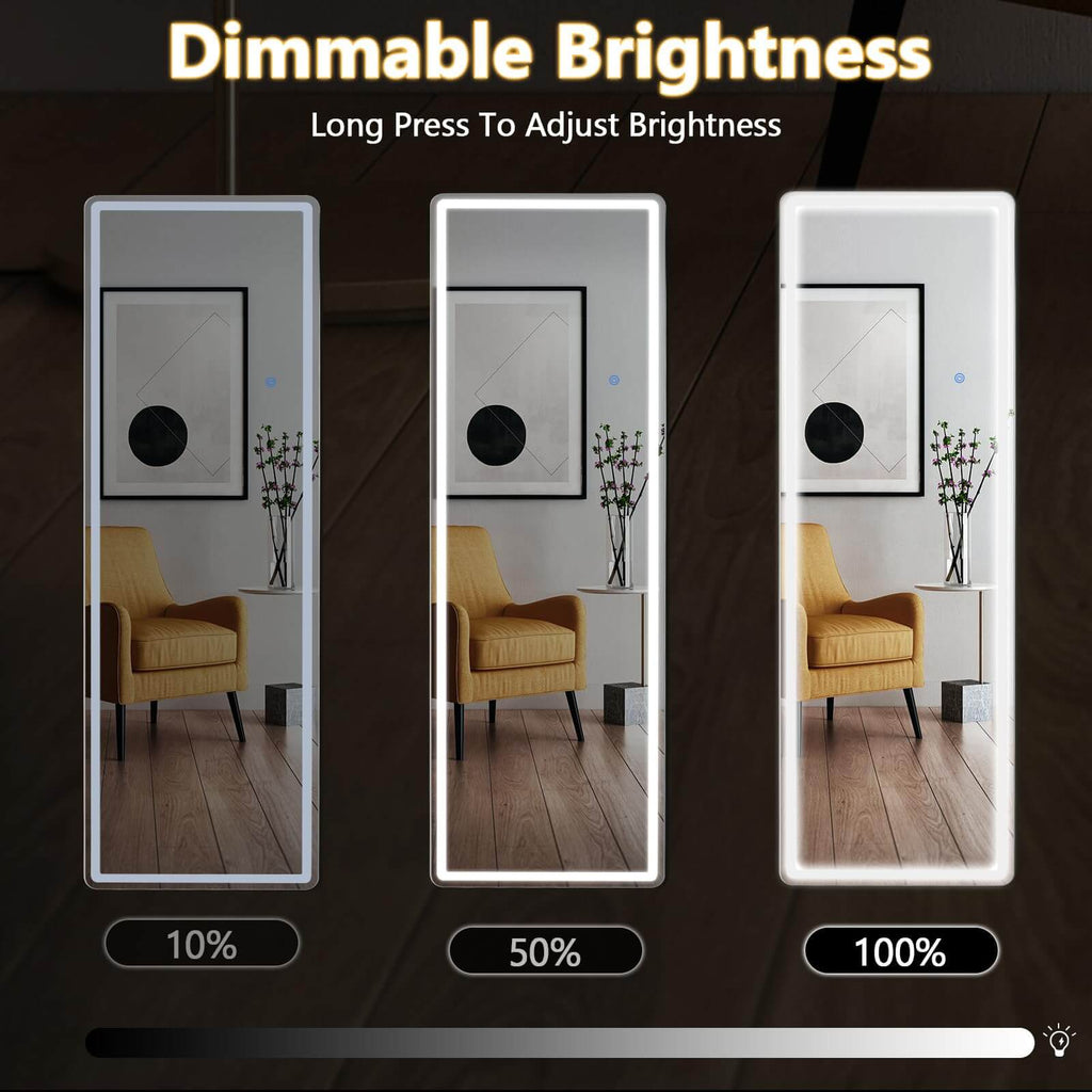 3-Color LED Illuminated Mirror for Indoors