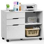 Filing Cabinet, 3 Drawer Rolling for Offices