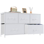 Storage Cabinet with Metal Frame for Bedroom Dresser