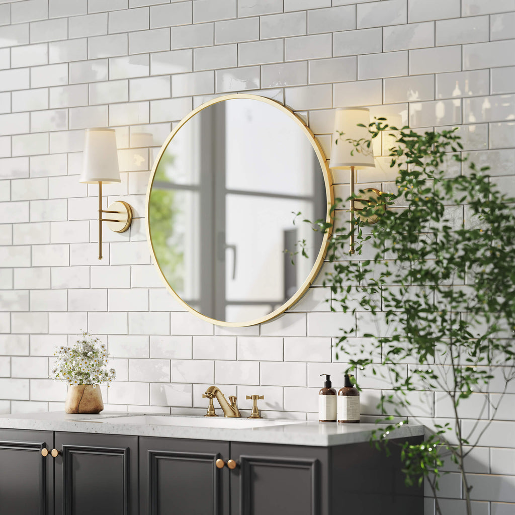 Elegant Round Wall Mirror for Home