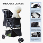 Foldable Pet Outdoor Stroller
