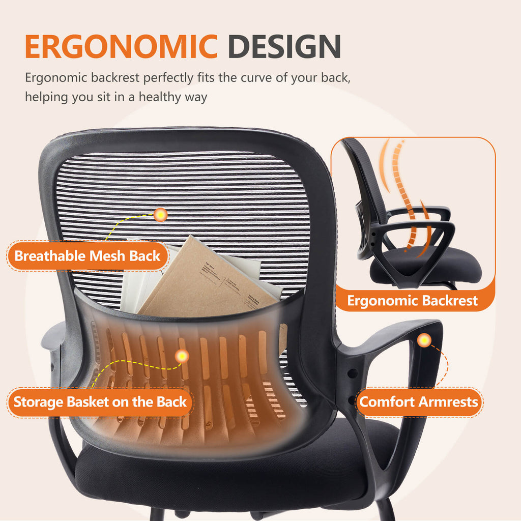 Office Chair with Armrests