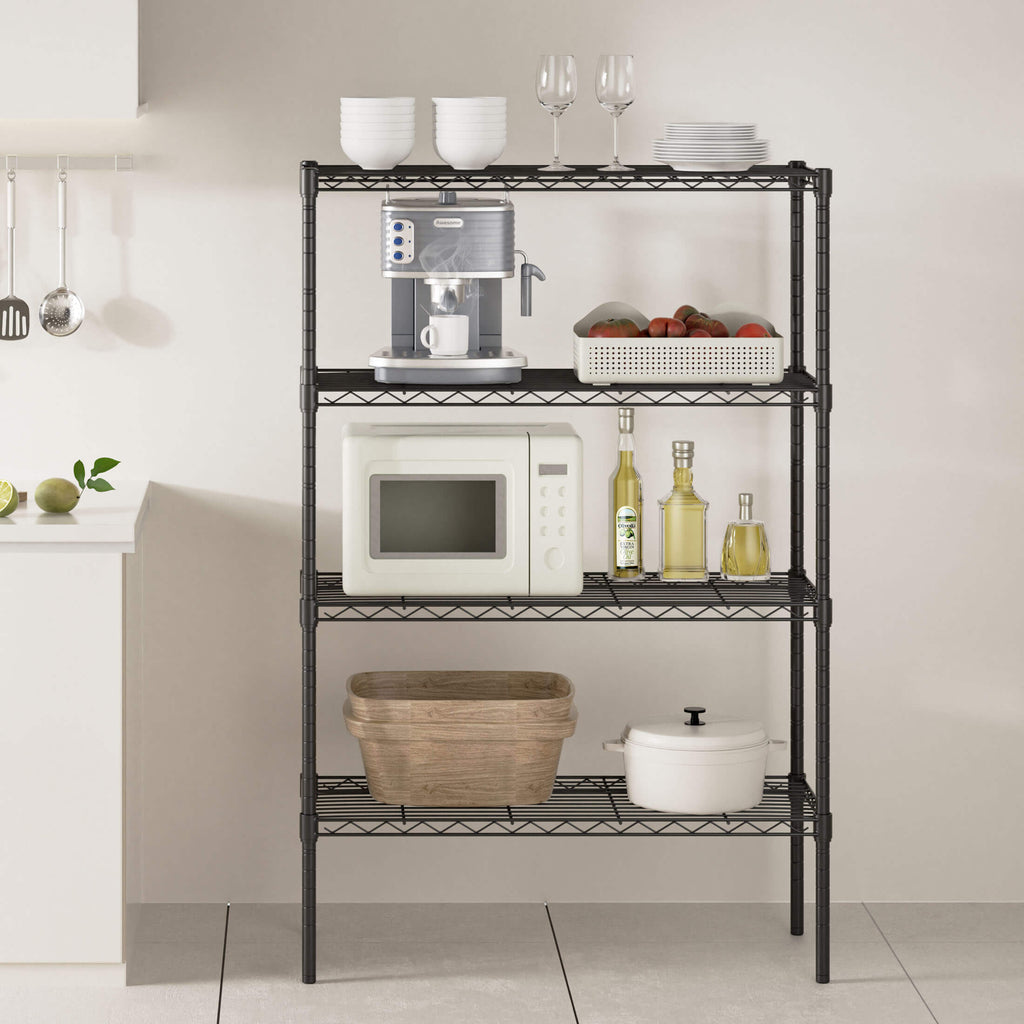 Shelf Metal Heavy Duty Construction For Kitchen Pantry
