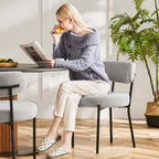 Dining Chair Set of 4 Soft Cushions for Dining Room