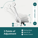 Office Chair High Back with Adjustable Headrest for Office