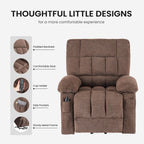 Electric Massage Recliner for the Elderly, Enjoy Home Living