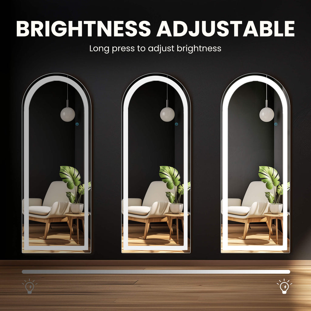 3-Color LED Illuminated Mirror for Indoors