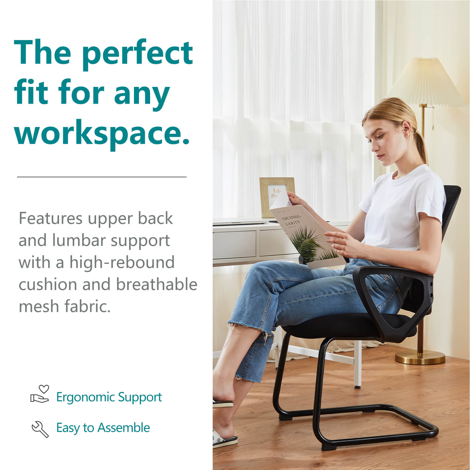 Office Chair with Armrests