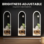 3-Color LED Illuminated Mirror for Indoors