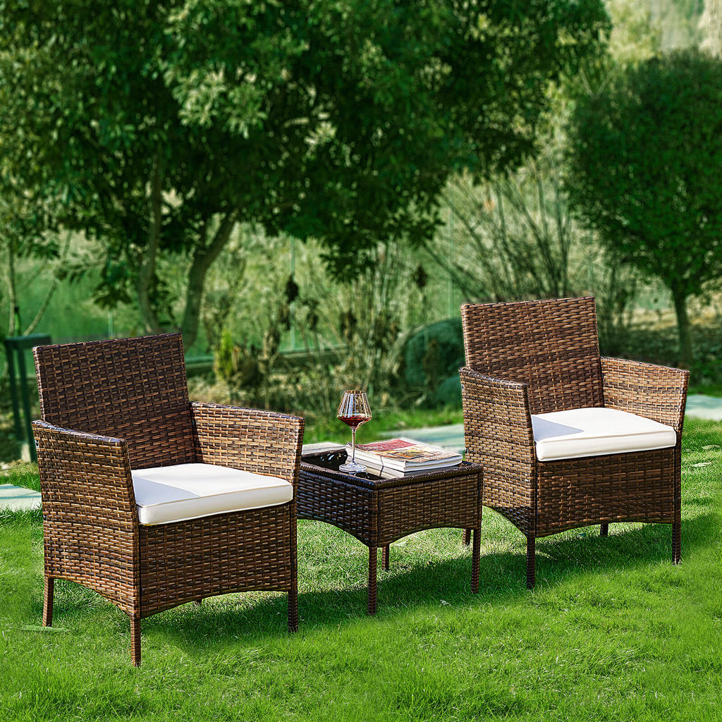 Rattan Set for Patio Relaxation
