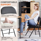 Leather Folding Chair for Events and Home Use