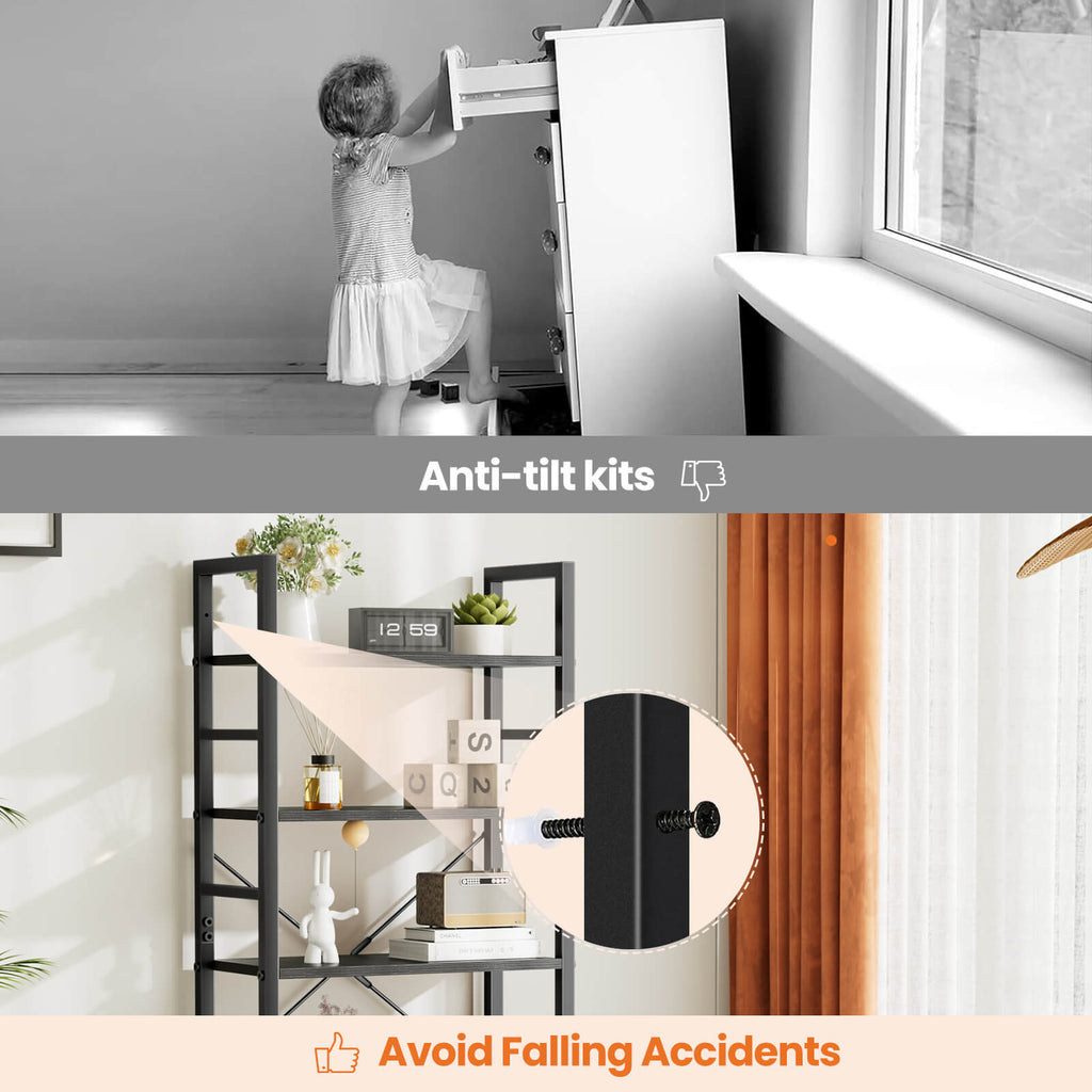 Shelf Bookcase for Living Room Bedroom